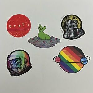 Space Cat Stickers
